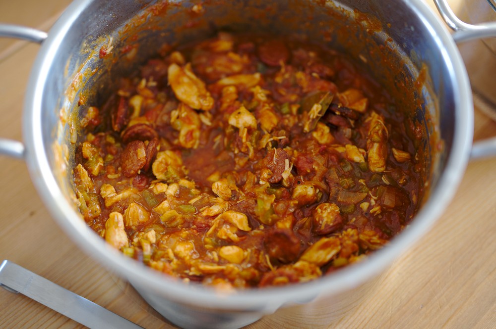 Gumbo im Topf