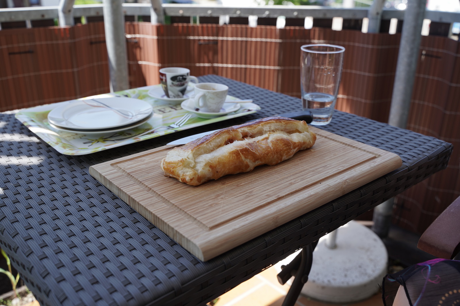 Rhabarber-Ziegenkäse Strudel
